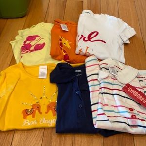 Gymboree lot of 6 shirts size 9